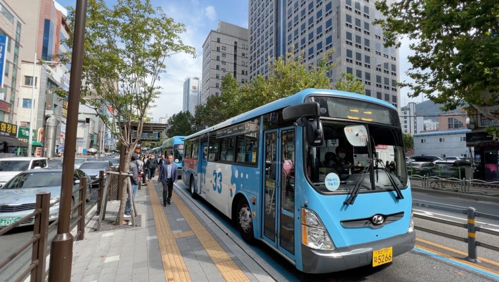 Bus in south korea